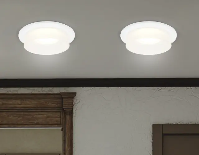 Точечный светильник Ambrella Light TN1311 — белый, ракурс 2