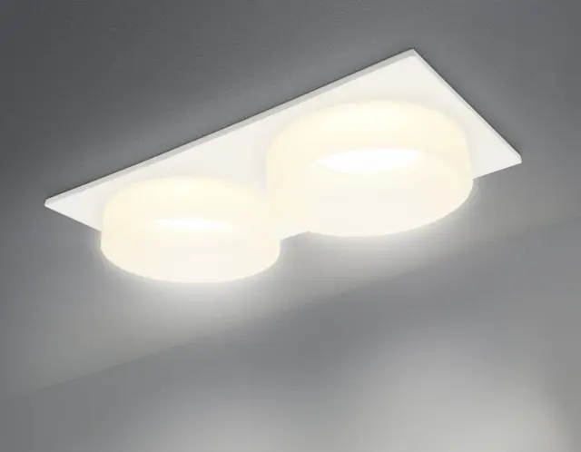 Точечный светильник Ambrella Light TN1317 — белый, ракурс 2
