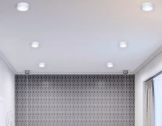 Точечный светильник Ambrella Light TN145 — белый, ракурс 2