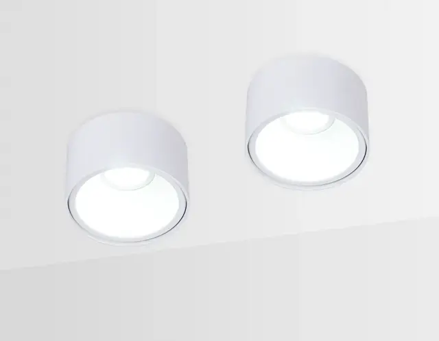 Точечный светильник Ambrella Light TN145 — белый, ракурс 3