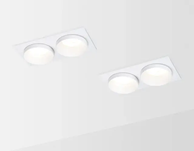 Точечный светильник Ambrella Light TN170 — белый, ракурс 4