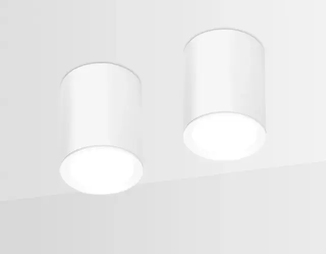 Точечный светильник Ambrella Light TN215 — белый, ракурс 2