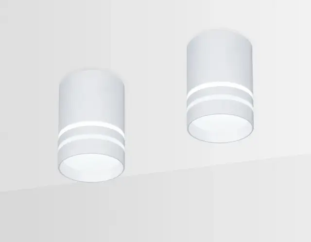 Точечный светильник Ambrella Light TN235 — белый, ракурс 2