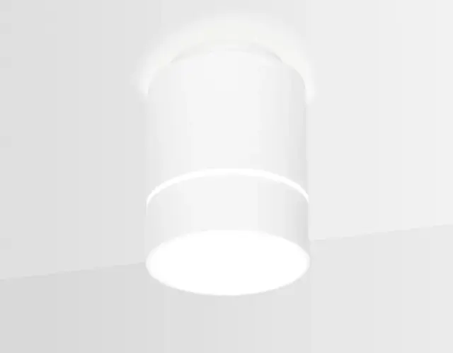 Точечный светильник Ambrella Light TN255 — белый, ракурс 2
