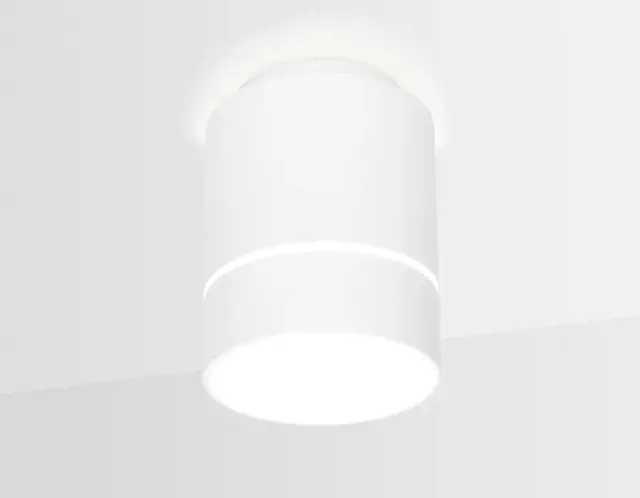 Точечный светильник Ambrella Light TN256 — белый, ракурс 2