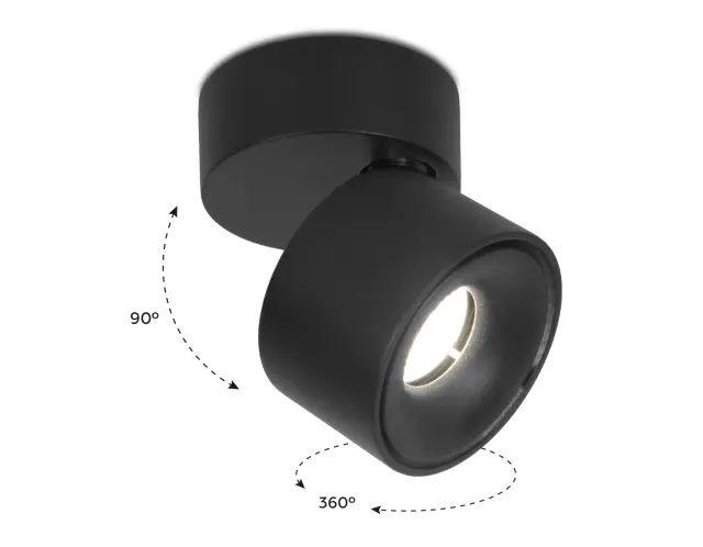 Точечный светильник Ambrella Light TN269 — черный, ракурс 8
