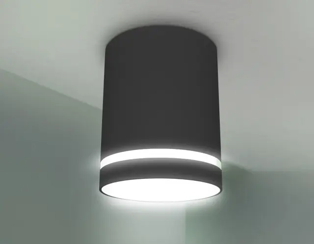 Точечный светильник Ambrella Light TN3204 — черный, ракурс 2