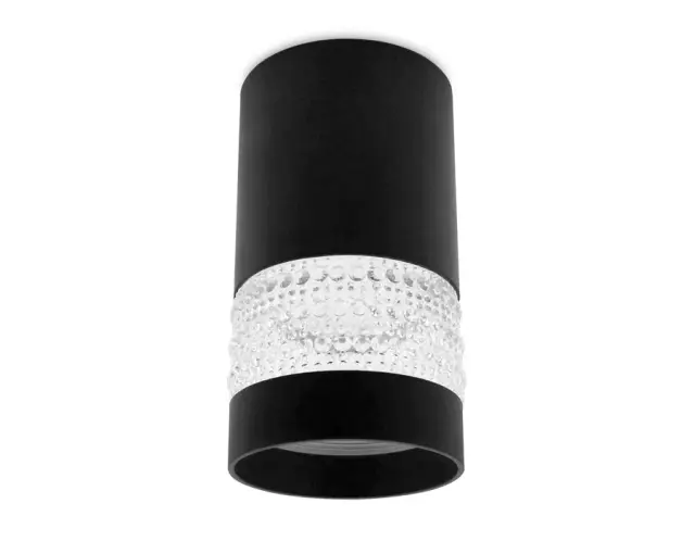 Точечный светильник Ambrella Light TN374 — черный, ракурс 2