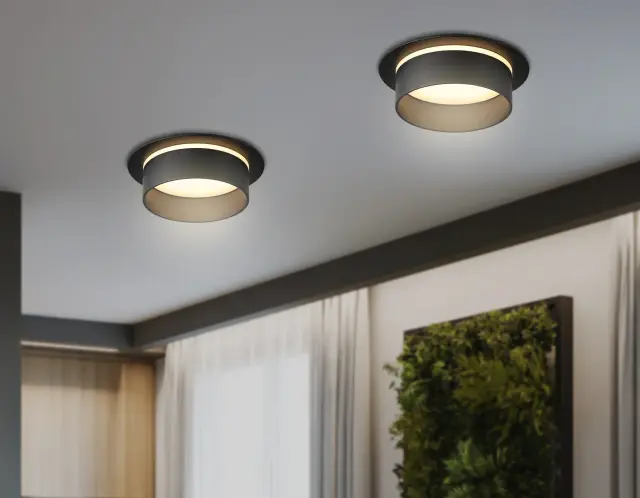 Точечный светильник Ambrella Light TN5213 — черный, ракурс 6