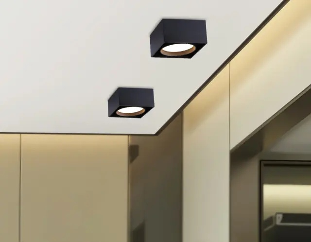 Точечный светильник Ambrella Light TN70866 — черный, ракурс 3