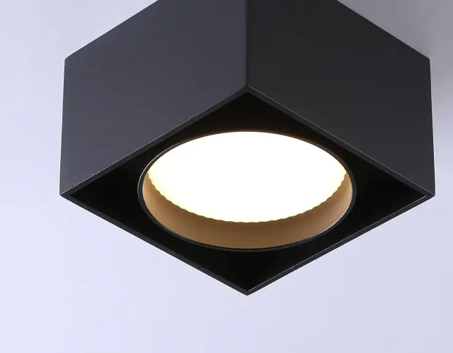 Точечный светильник Ambrella Light TN70866 — черный, ракурс 4