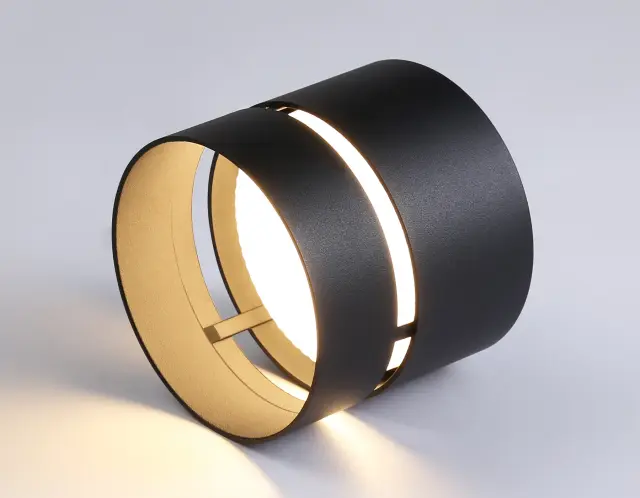 Точечный светильник Ambrella Light TN71052 — черный, ракурс 3