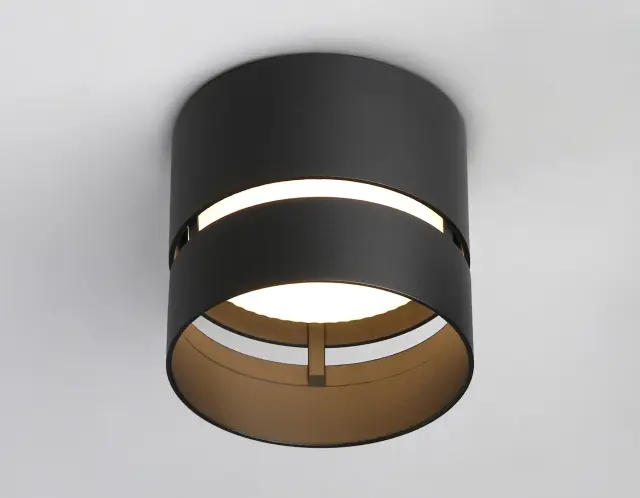 Точечный светильник Ambrella Light TN71052 — черный, ракурс 4