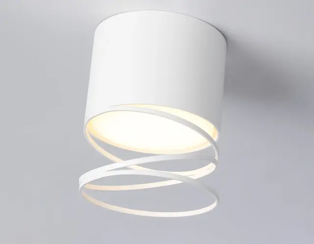 Точечный светильник Ambrella Light TN71103 — белый, ракурс 2