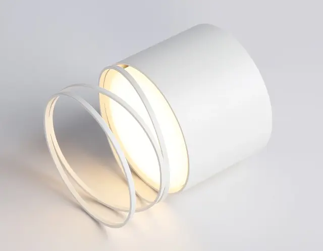 Точечный светильник Ambrella Light TN71103 — белый, ракурс 4