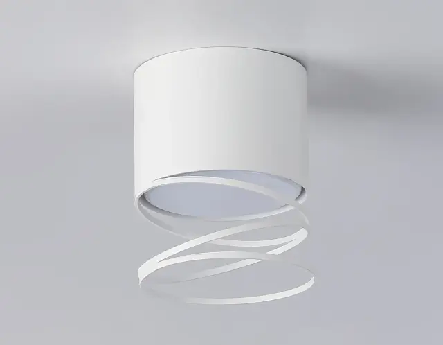 Точечный светильник Ambrella Light TN71103 — белый, ракурс 5