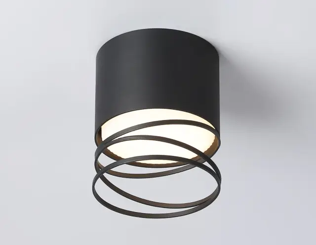 Точечный светильник Ambrella Light TN71105 — черный, ракурс 4