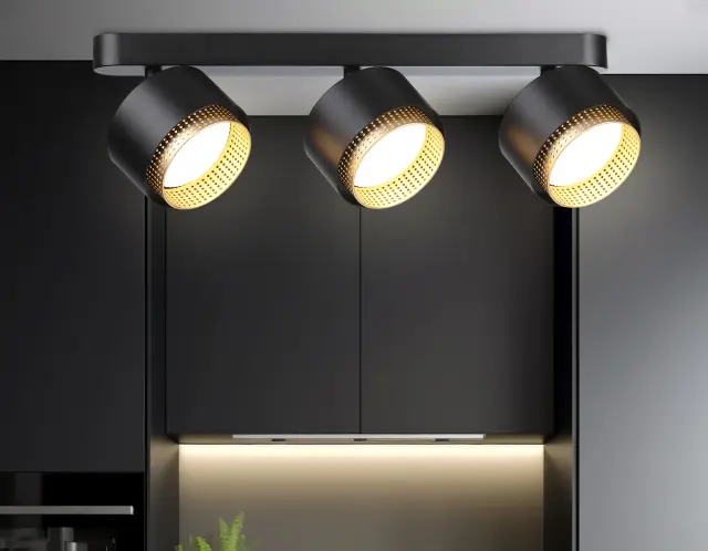 Спот Ambrella Light TN71295 — черный, ракурс 3
