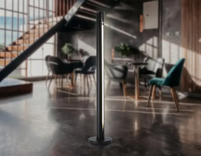 Торшер Ambrella Light TN71344 — черный, ракурс 3