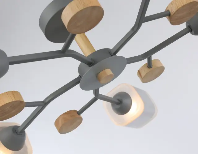 Люстра Ambrella Light TR3033233 — серый, ракурс 3