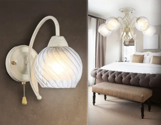 Бра Ambrella Light TR3074 — белое золото, ракурс 3