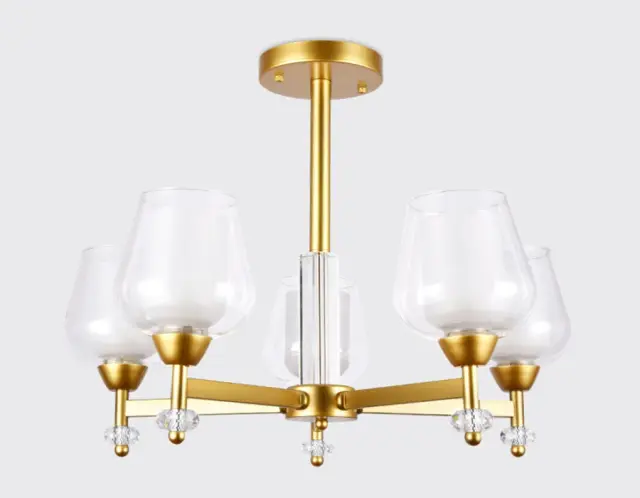 Люстра Ambrella Light TR3154 — золотой, ракурс 4