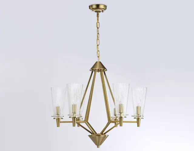 Люстра Ambrella Light TR3231 — латунь, ракурс 6