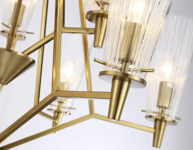 Люстра Ambrella Light TR3233 — латунь, ракурс 5
