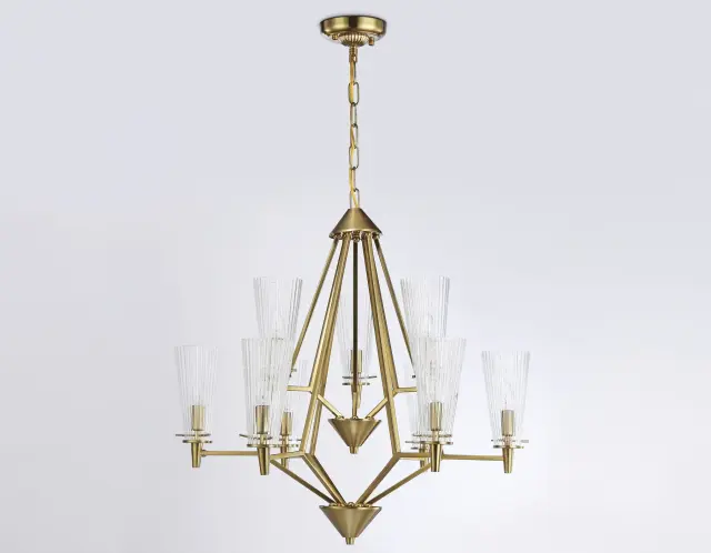 Люстра Ambrella Light TR3233 — латунь, ракурс 7