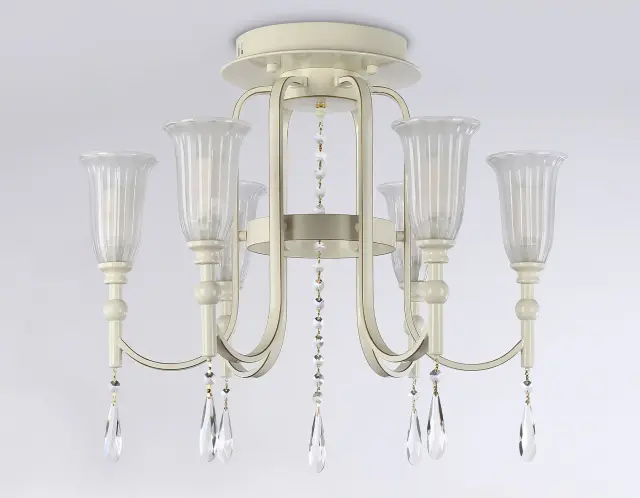 Люстра Ambrella Light TR3242 — белое золото, ракурс 5