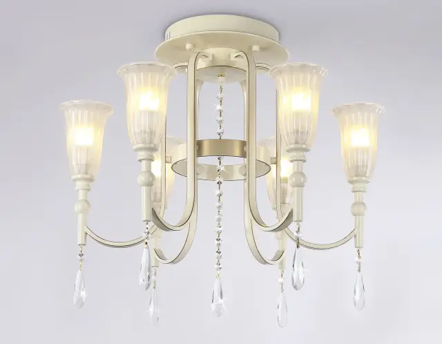 Люстра Ambrella Light TR3242 — белое золото, ракурс 6