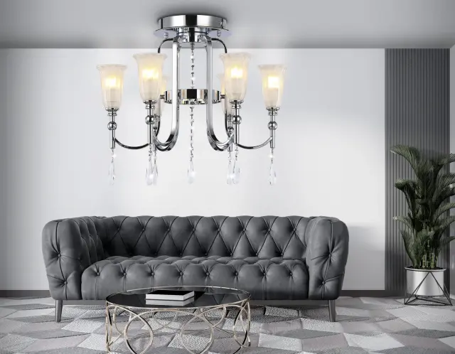 Люстра Ambrella Light TR3243 — хром, ракурс 3