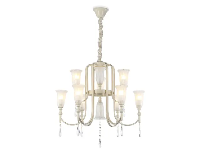 Люстра Ambrella Light TR3248 — белое золото, ракурс 6