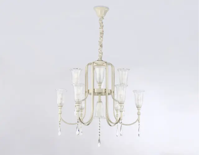 Люстра Ambrella Light TR3248 — белое золото, ракурс 7
