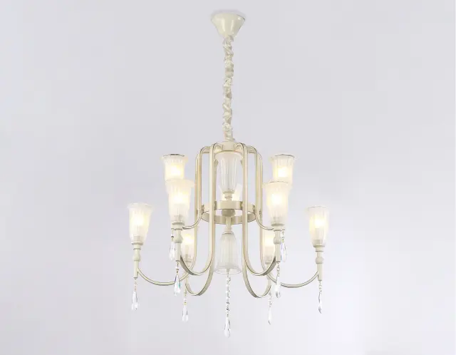 Люстра Ambrella Light TR3248 — белое золото, ракурс 8