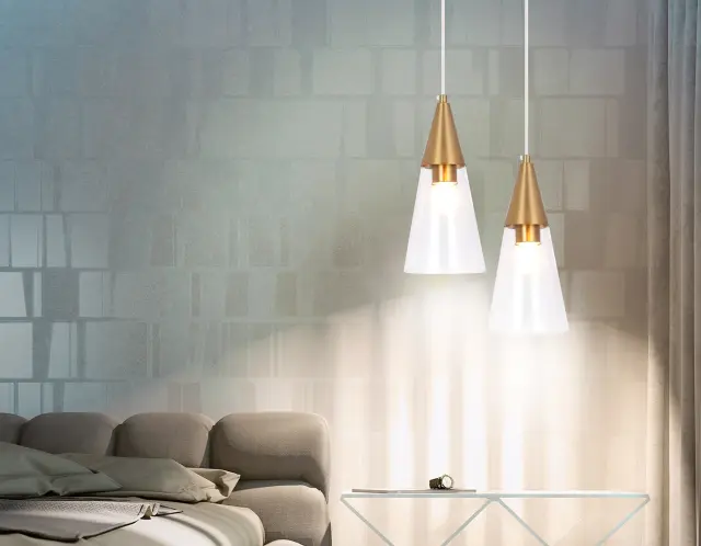 Светильник Ambrella Light TR3666 — латунь, ракурс 3