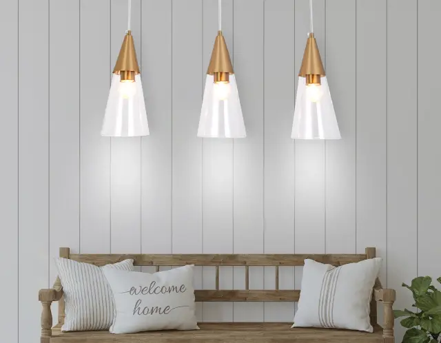 Светильник Ambrella Light TR3669 — латунь, ракурс 3