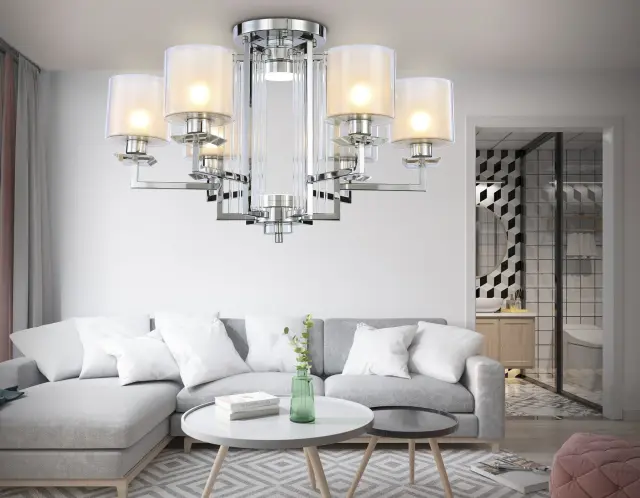 Люстра Ambrella Light TR4418 — хром, ракурс 3
