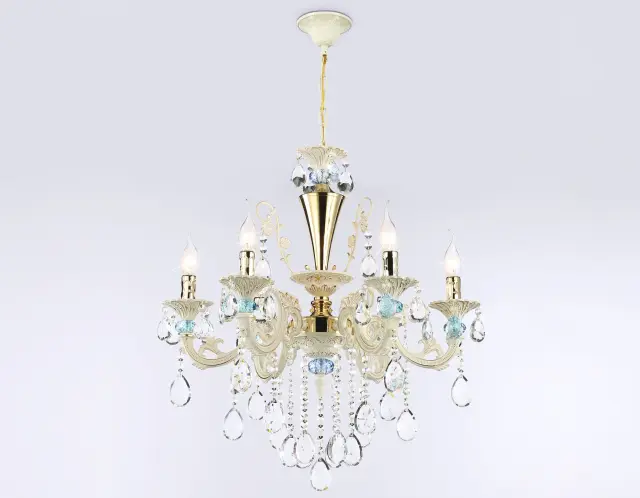 Люстра Ambrella Light TR4923 — белое золото, ракурс 5