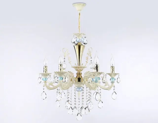Люстра Ambrella Light TR4923 — белое золото, ракурс 6