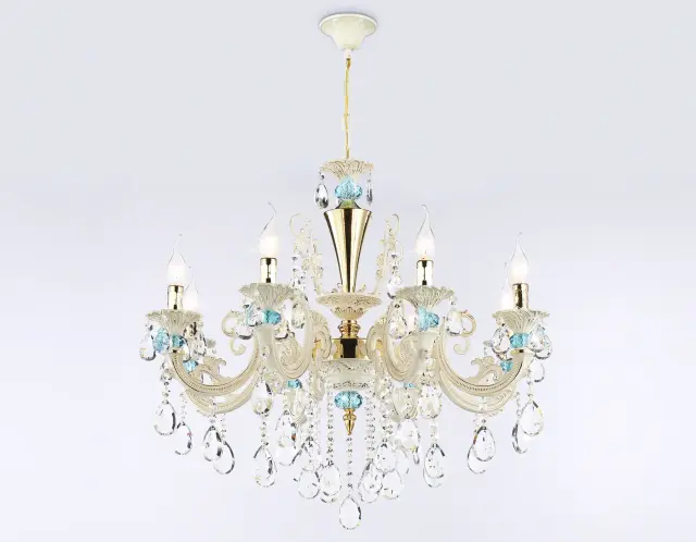 Люстра Ambrella Light TR4926 — белое золото, ракурс 5