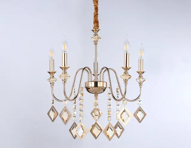 Люстра Ambrella Light TR4955 — золотой, ракурс 7
