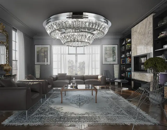 Светильник Ambrella Light TR5029 — хром, ракурс 3