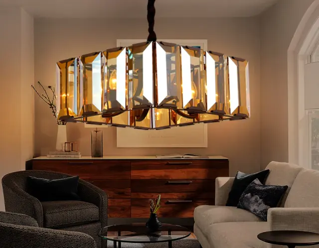 Люстра Ambrella Light TR5150 — коричневый, ракурс 2
