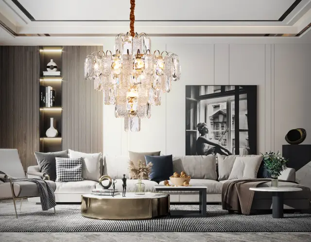 Люстра Ambrella Light TR5233 — хром, ракурс 3