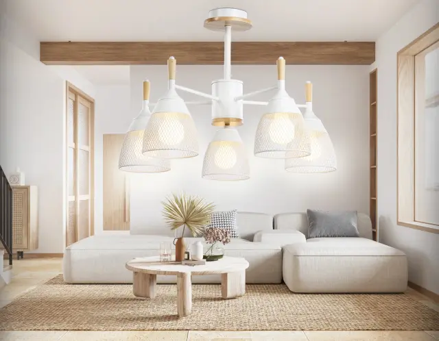 Люстра Ambrella Light TR8012 — белый, ракурс 3