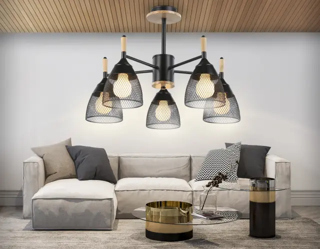 Люстра Ambrella Light TR8015 — черный, ракурс 3