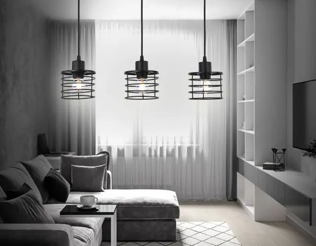 Светильник Ambrella Light TR8075 — черный, ракурс 2