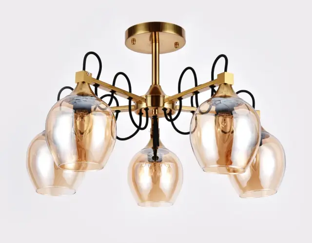 Люстра Ambrella Light TR9061 — бронза, ракурс 3