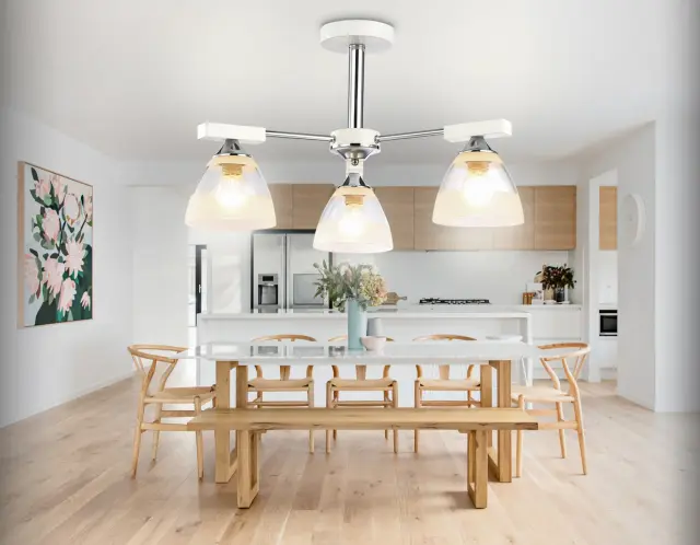 Люстра Ambrella Light TR9091 — белый, ракурс 3
